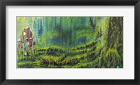 Forest Mushrooms Framed Print