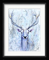 Blue Spirit Deer Fine Art Print