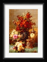 baptiste Robie - Fleurs Sur une Table Fine Art Print