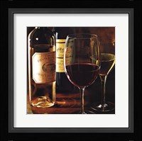 Rouge Et Blanc Framed Print