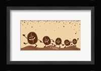 Glass Coffee IX Framed Print