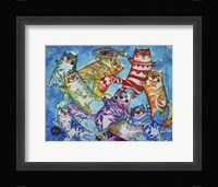 Cats And Fish Fine Art Print
