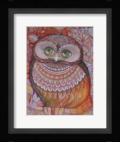 Gold Honew Owl Fine Art Print