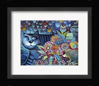 Indigo Cat Fine Art Print