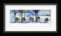 Winter Hedgehogs Fine Art Print
