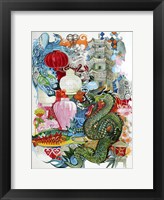 Folk Dragon Framed Print