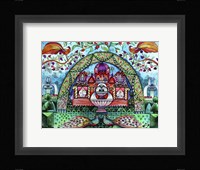 Happiness Castle Framed Print