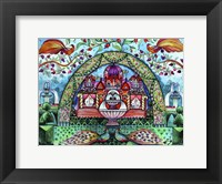 Happiness Castle Framed Print