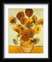 Vase with Fifteen Sunflowers, c.1888 Fine Art Print
