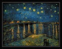 Starry Night over the Rhone, c.1888 Fine Art Print