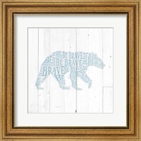 Bear Shiplap Fine Art Print