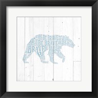 Bear Shiplap Fine Art Print