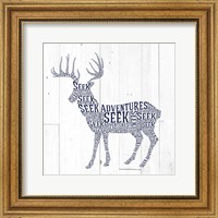 Deer Shiplap Fine Art Print