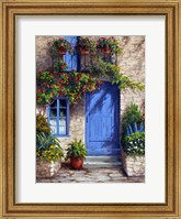 Provence Blue Door Fine Art Print