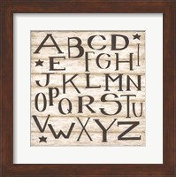 Alphabet Fine Art Print