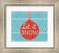 Let It Snow - Red Fine Art Print