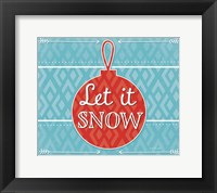 Let It Snow - Red Fine Art Print