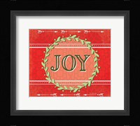 Joy - Black Framed Print