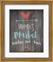 Farmer's Market - Chalkboard Fine Art Print