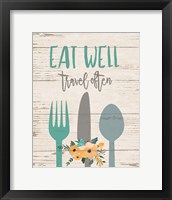 Eat Well Framed Print