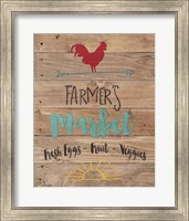 Farmer's Market - Brown Fine Art Print