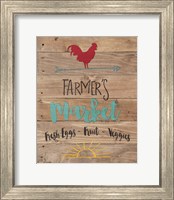 Farmer's Market - Brown Fine Art Print