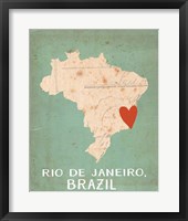 Brazil Framed Print