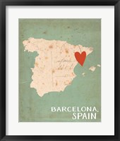Spain Framed Print