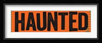 Haunted Framed Print