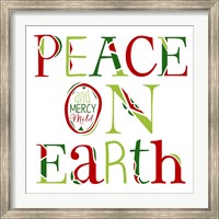 Peace on Earth on White Fine Art Print