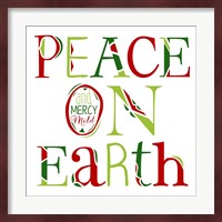 Peace on Earth on White Fine Art Print