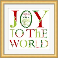 Joy to the World on White Fine Art Print