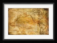 Vintage Map II Framed Print