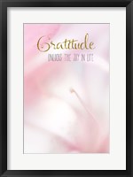 Gratitude Unlocks the Joy Fine Art Print