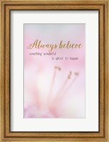 Always Believe Fine Art Print