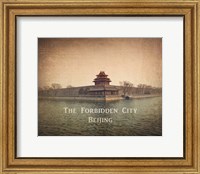 Vintage The Forbidden City in Beijing, China, Asia Fine Art Print