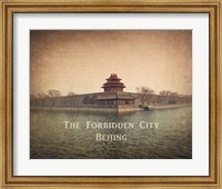 Vintage The Forbidden City in Beijing, China, Asia Fine Art Print