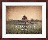 Vintage The Forbidden City in Beijing, China, Asia Fine Art Print