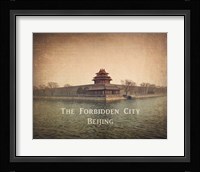 Vintage The Forbidden City in Beijing, China, Asia Fine Art Print