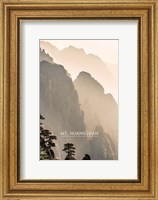 Vintage Mount HuangShan, Yellow Mountains, China, Asia Fine Art Print