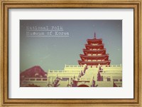 Vintage National Folk Museum of Korea, Asia Fine Art Print