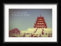 Vintage National Folk Museum of Korea, Asia Fine Art Print