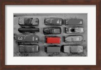Pop of Color Old Toy Cars Fine Art Print