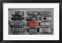 Pop of Color Old Toy Cars Fine Art Print