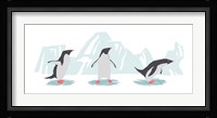Minimalist Penguin Trio, Boys Fine Art Print