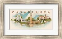 Vintage Casablanca, Morocco, Africa Fine Art Print