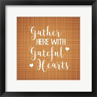 Gather Here with Grateful Hearts Fine Art Print