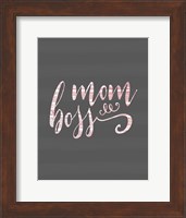 Mom Boss - Pink Fine Art Print