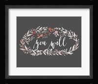 You Will Wreath Fine Art Print