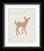 Fawn on Floral Fine Art Print